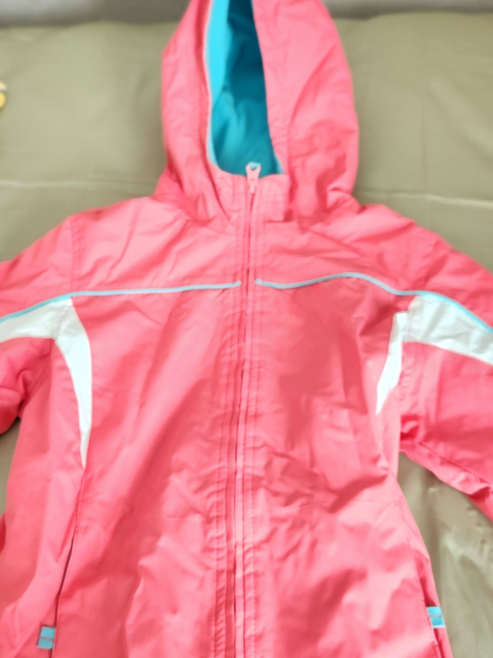 London Fog Cute Girls Color Block Jacket Size M (10-12) NEW